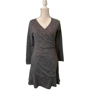 Prana Long Sleeve Wool Blend Dress Size Medium